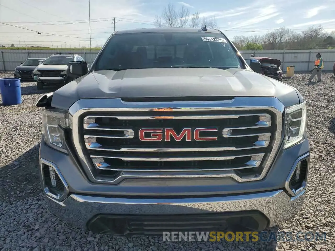 5 fotografías del automóvil dañado 3GTP8DED1MG433466 GMC SIERRA 2021