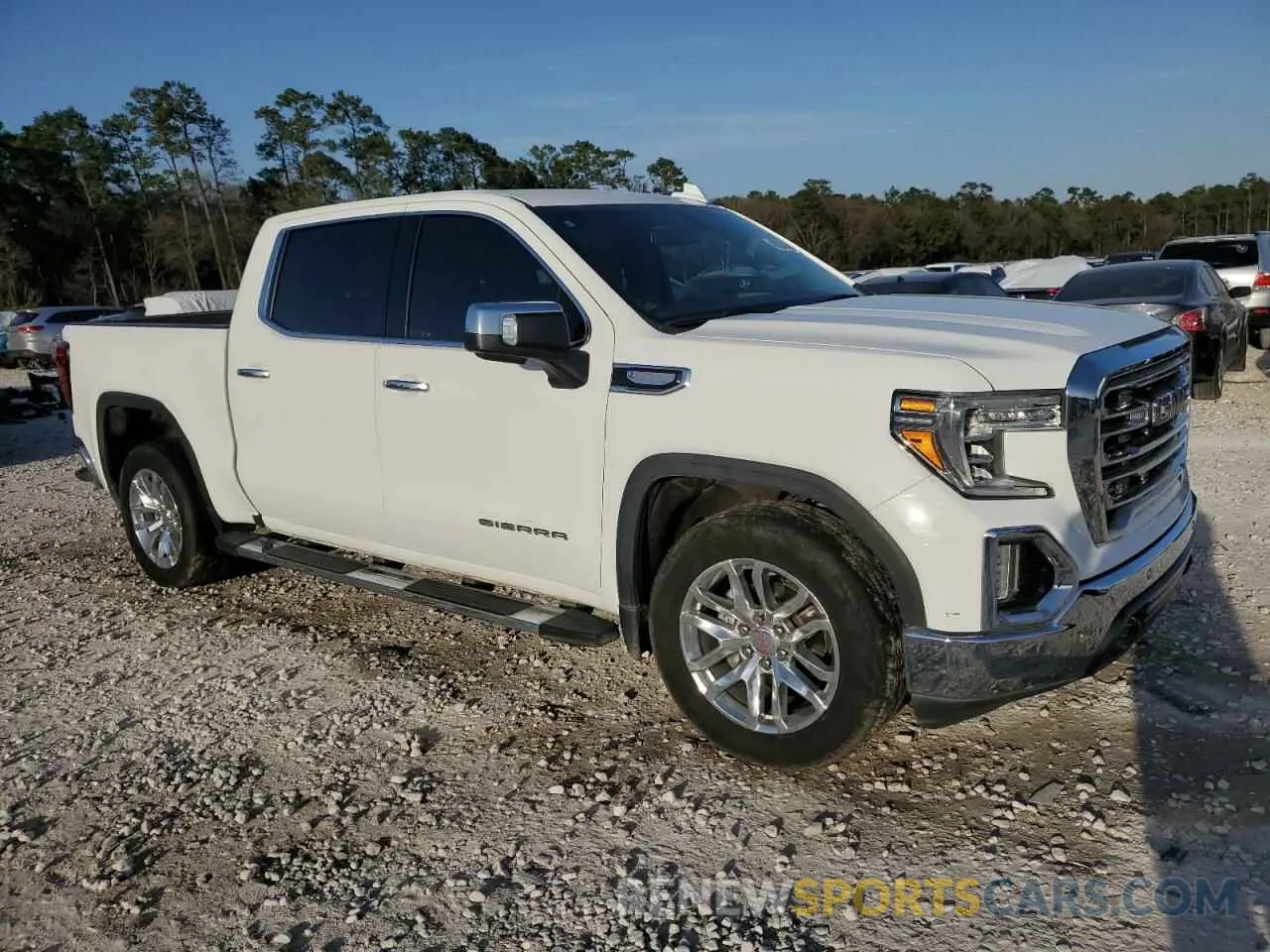 4 fotografías del automóvil dañado 3GTP8DED7MG200689 GMC SIERRA 2021