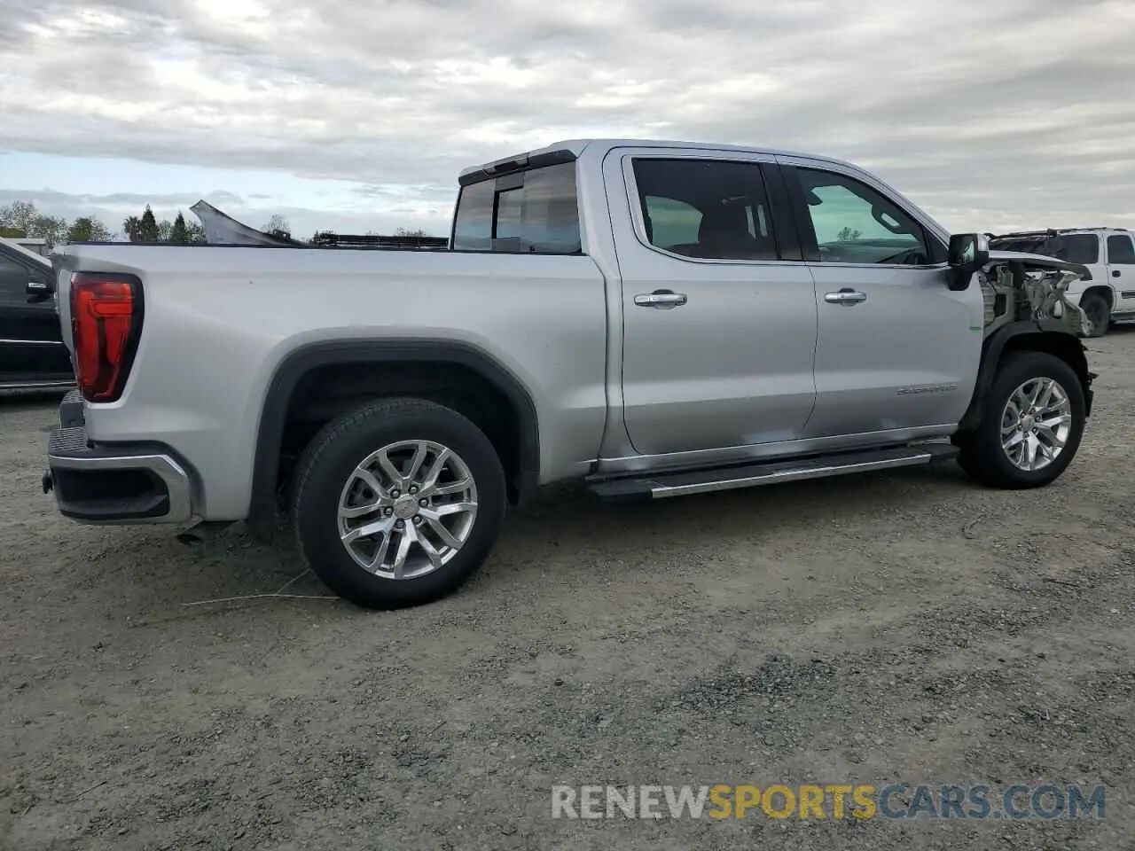 3 fotografías del automóvil dañado 3GTP8DED8MG117921 GMC SIERRA 2021