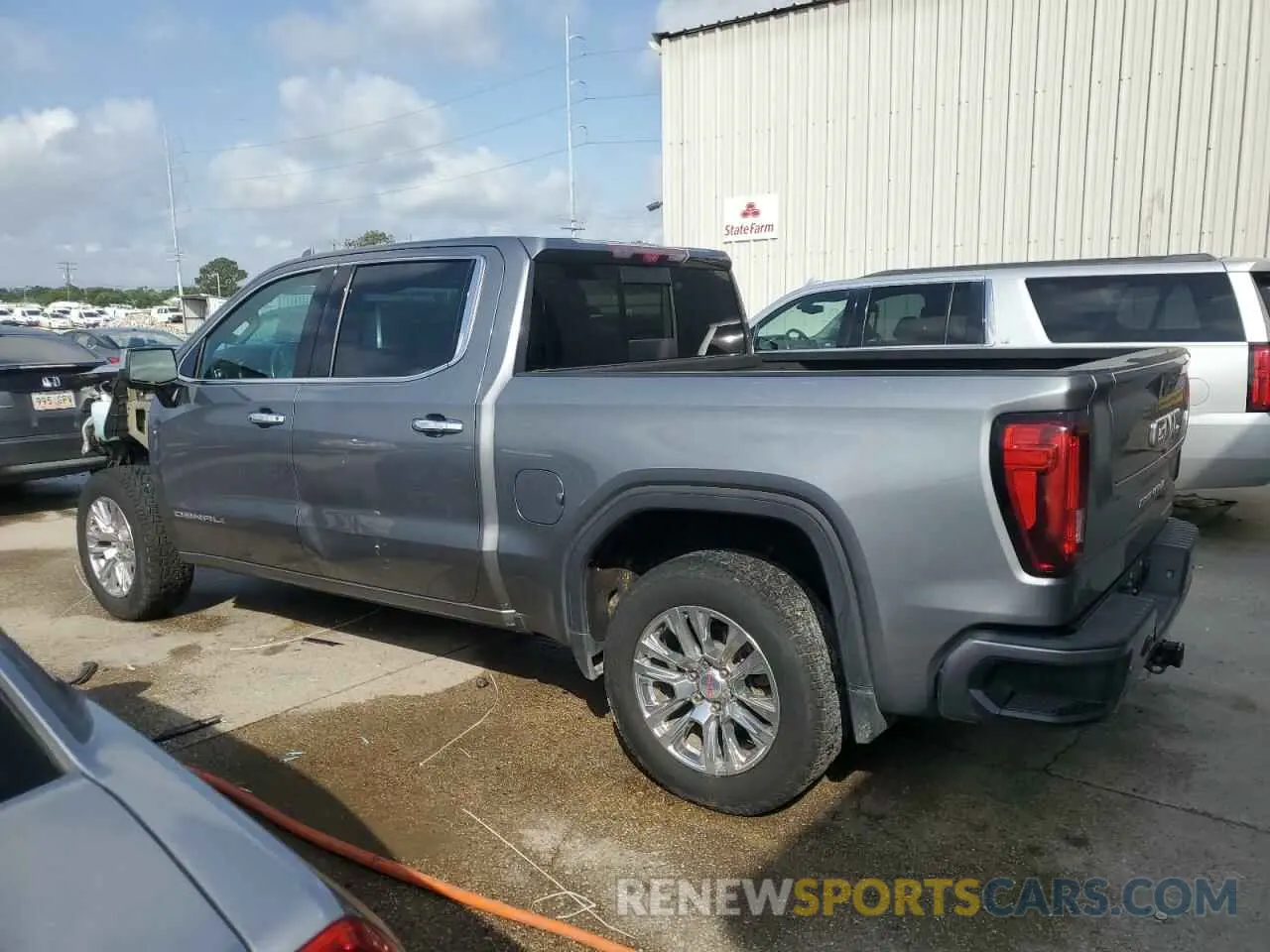 2 fotografías del automóvil dañado 3GTP8FED3MG372116 GMC SIERRA 2021
