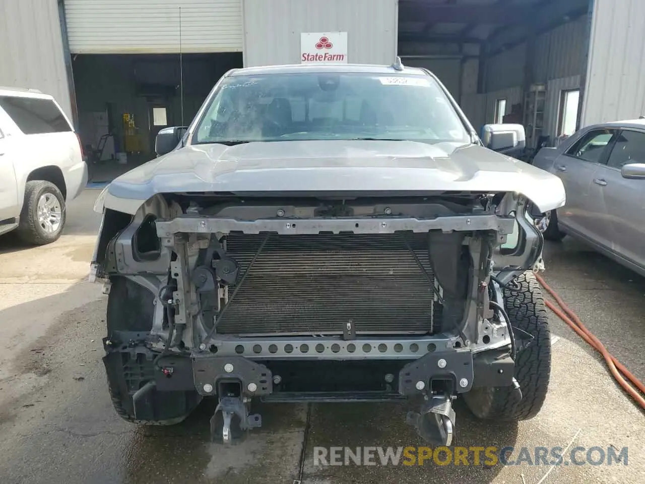 5 fotografías del automóvil dañado 3GTP8FED3MG372116 GMC SIERRA 2021
