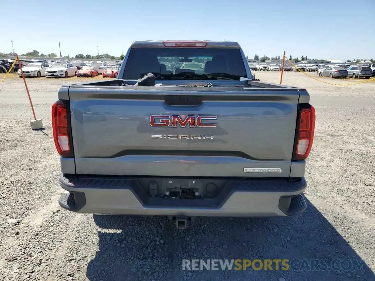 6 fotografías del automóvil dañado 3GTP9CEK3MG301203 GMC SIERRA 2021