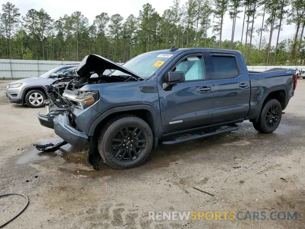 1 fotografías del automóvil dañado 3GTP9CEK5MG174227 GMC SIERRA 2021