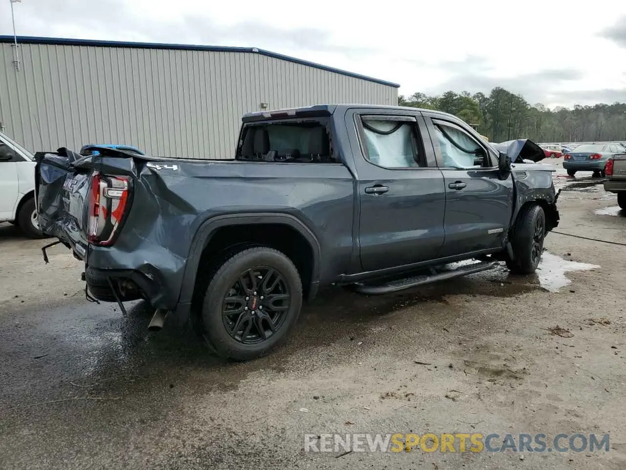 3 fotografías del automóvil dañado 3GTP9CEK5MG174227 GMC SIERRA 2021