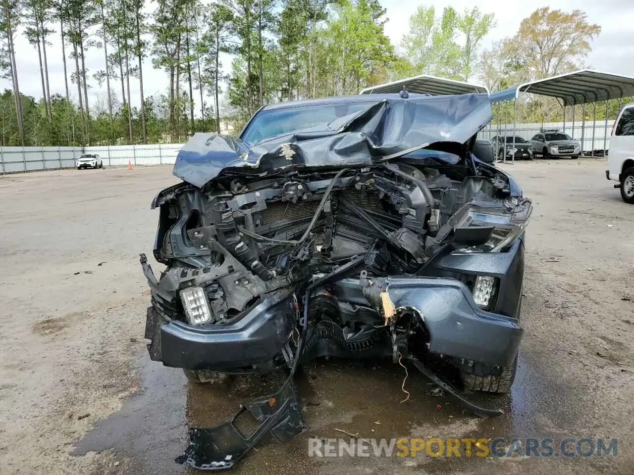 5 fotografías del automóvil dañado 3GTP9CEK5MG174227 GMC SIERRA 2021