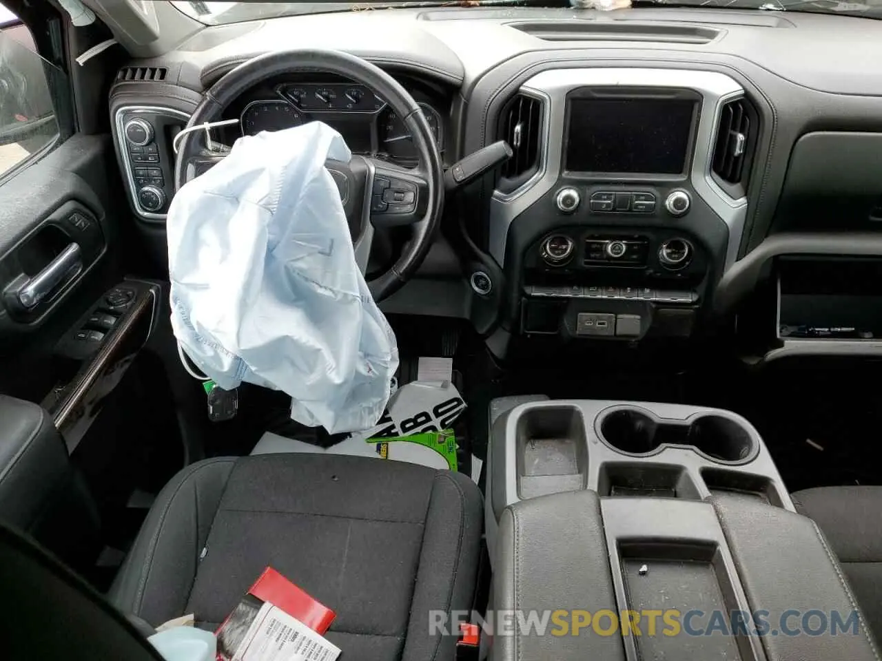 8 fotografías del automóvil dañado 3GTP9CEK5MG174227 GMC SIERRA 2021