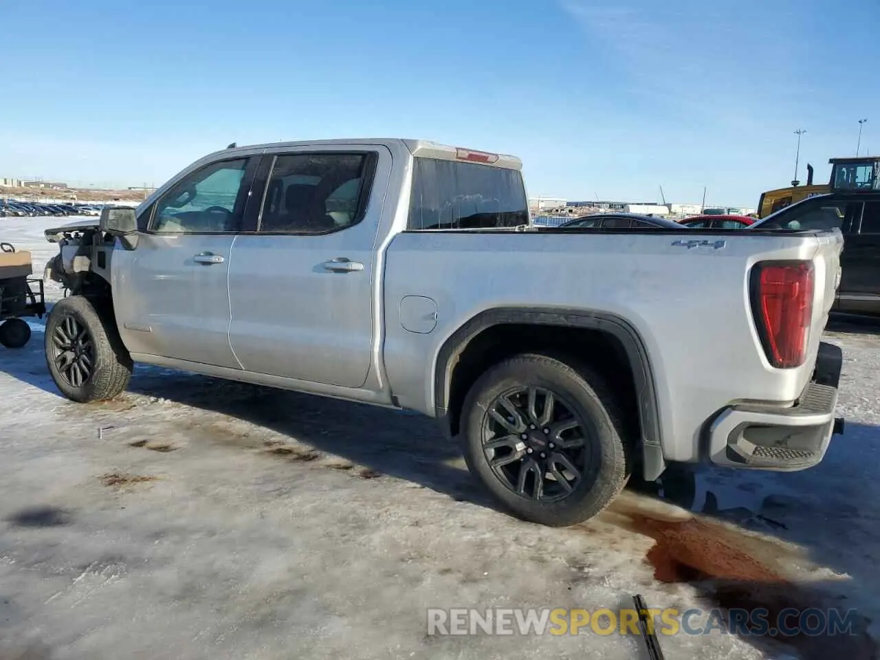 2 fotografías del automóvil dañado 3GTP9CEK8MG466938 GMC SIERRA 2021