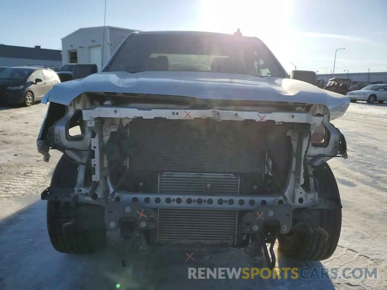 5 fotografías del automóvil dañado 3GTP9CEK8MG466938 GMC SIERRA 2021