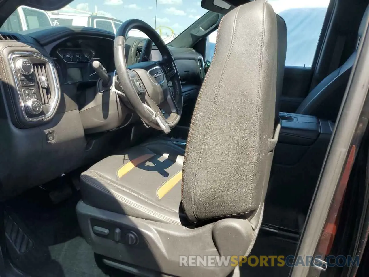 7 fotografías del automóvil dañado 3GTP9EED1MG457012 GMC SIERRA 2021