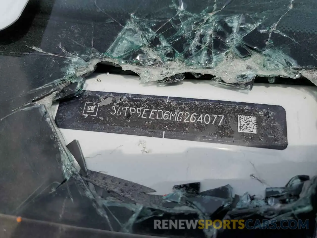 12 fotografías del automóvil dañado 3GTP9EED6MG264077 GMC SIERRA 2021