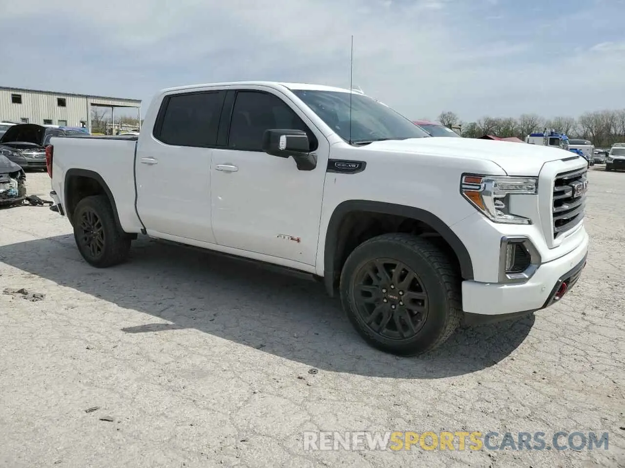 4 fotografías del automóvil dañado 3GTP9EED6MG264077 GMC SIERRA 2021