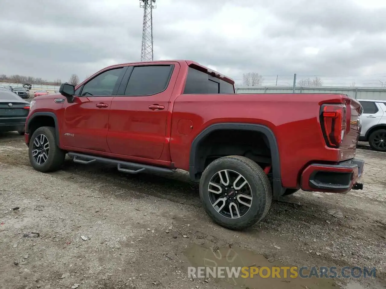 2 fotografías del automóvil dañado 3GTP9EED7MG306210 GMC SIERRA 2021