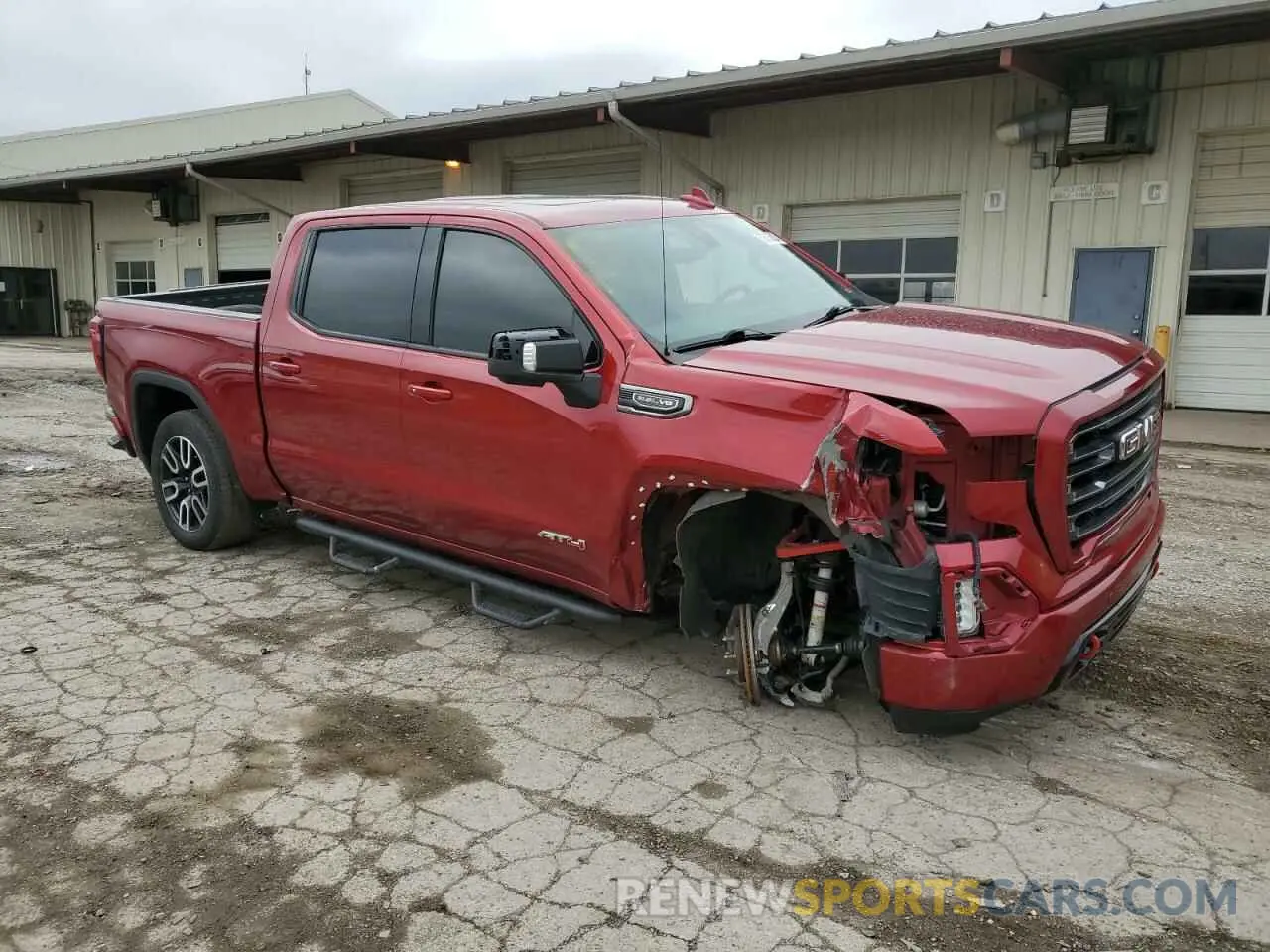 4 fotografías del automóvil dañado 3GTP9EED7MG306210 GMC SIERRA 2021