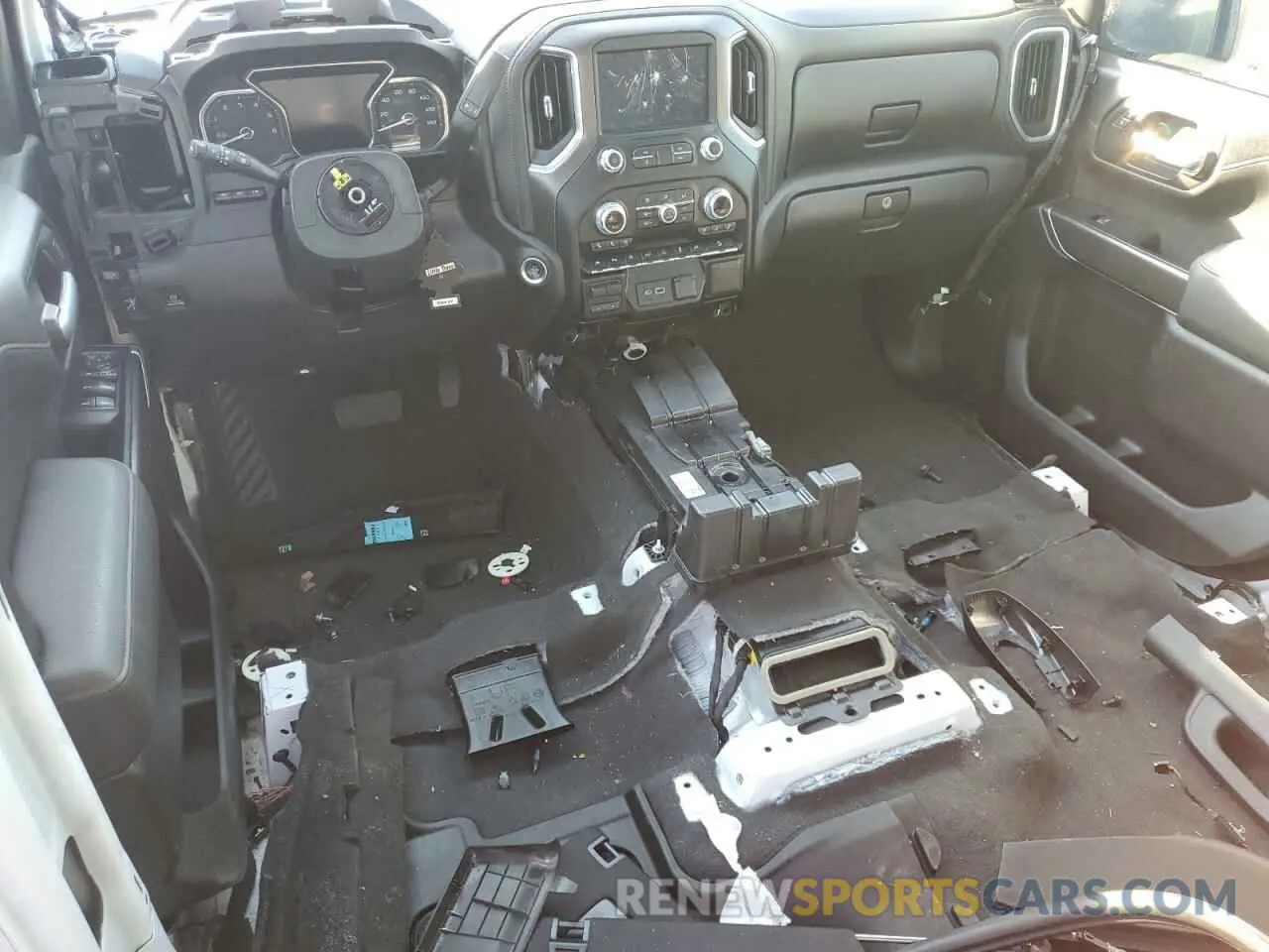 8 fotografías del automóvil dañado 3GTP9EEL0MG262218 GMC SIERRA 2021
