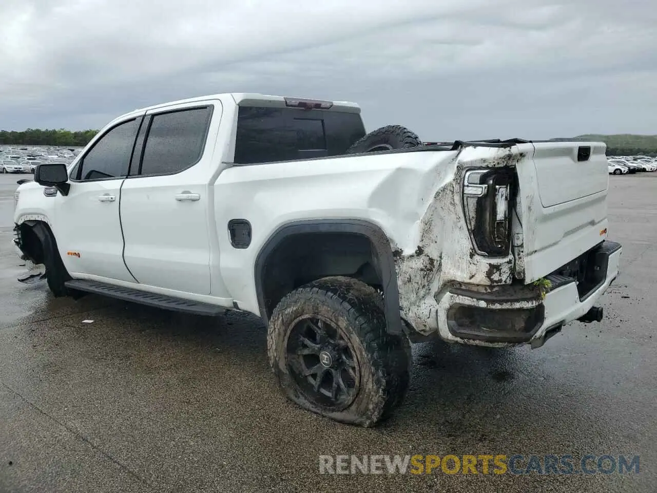 2 fotografías del automóvil dañado 3GTP9EEL7MG178879 GMC SIERRA 2021