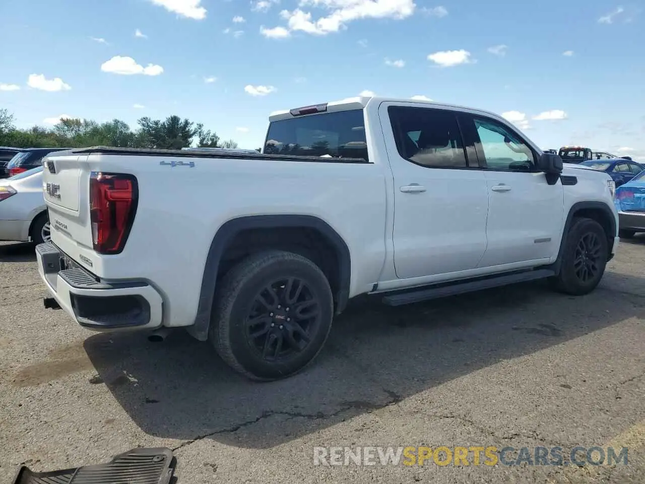 3 fotografías del automóvil dañado 3GTP9GEK2MG388194 GMC SIERRA 2021