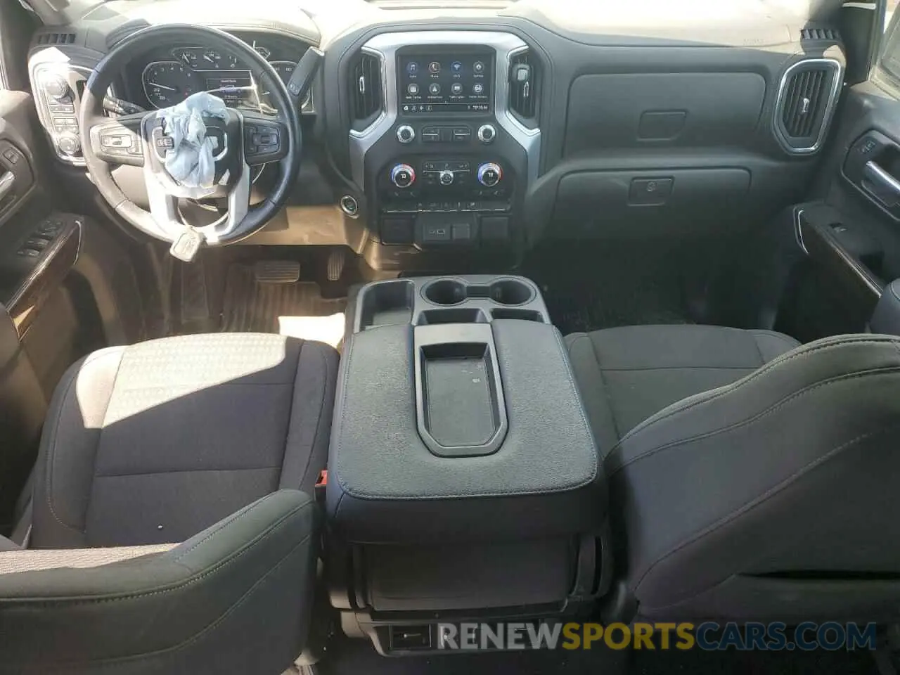 8 fotografías del automóvil dañado 3GTP9GEK2MG388194 GMC SIERRA 2021