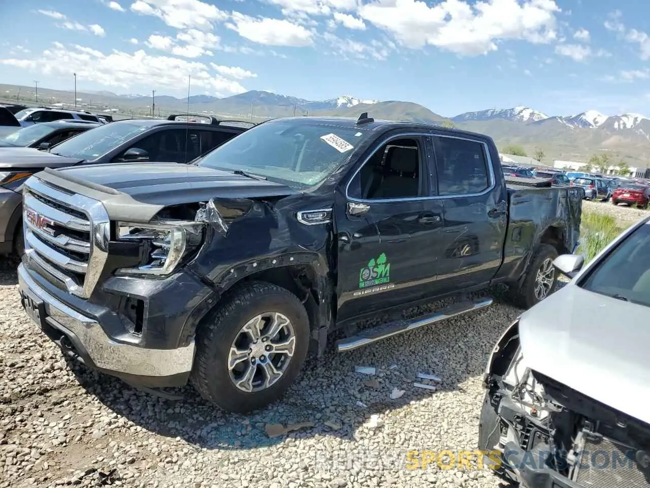 1 fotografías del automóvil dañado 3GTU9BETXMG108388 GMC SIERRA 2021