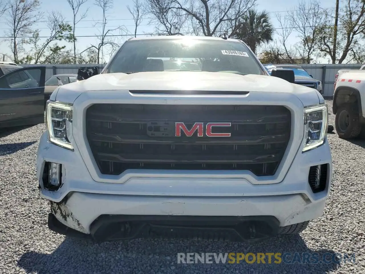 5 fotografías del automóvil dañado 3GTU9CED2MG481021 GMC SIERRA 2021