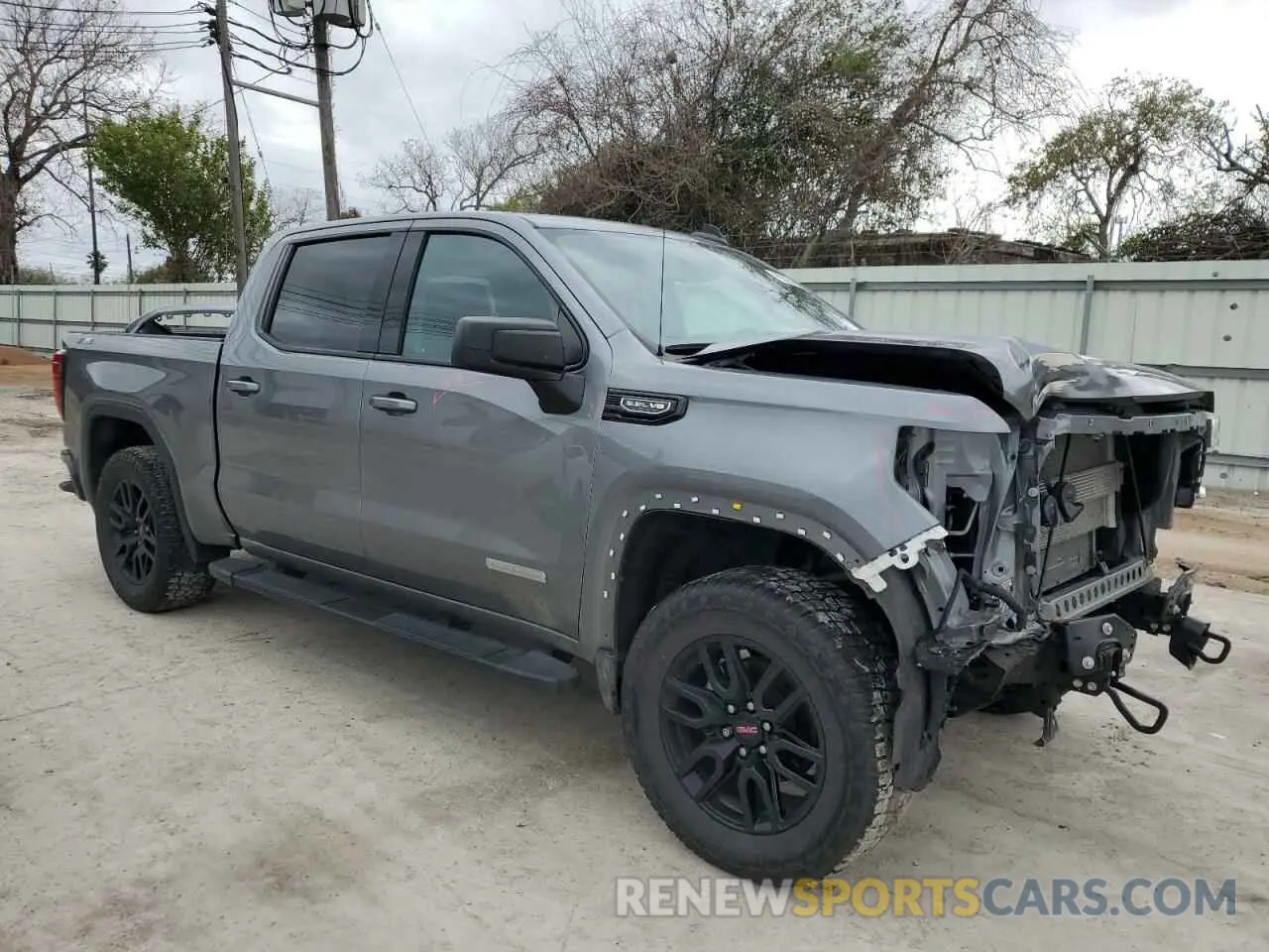 4 fotografías del automóvil dañado 3GTU9CED4MG445329 GMC SIERRA 2021