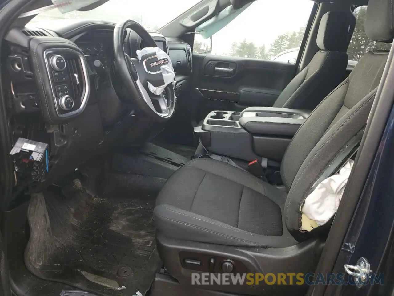 7 fotografías del automóvil dañado 3GTU9CET5MG361186 GMC SIERRA 2021