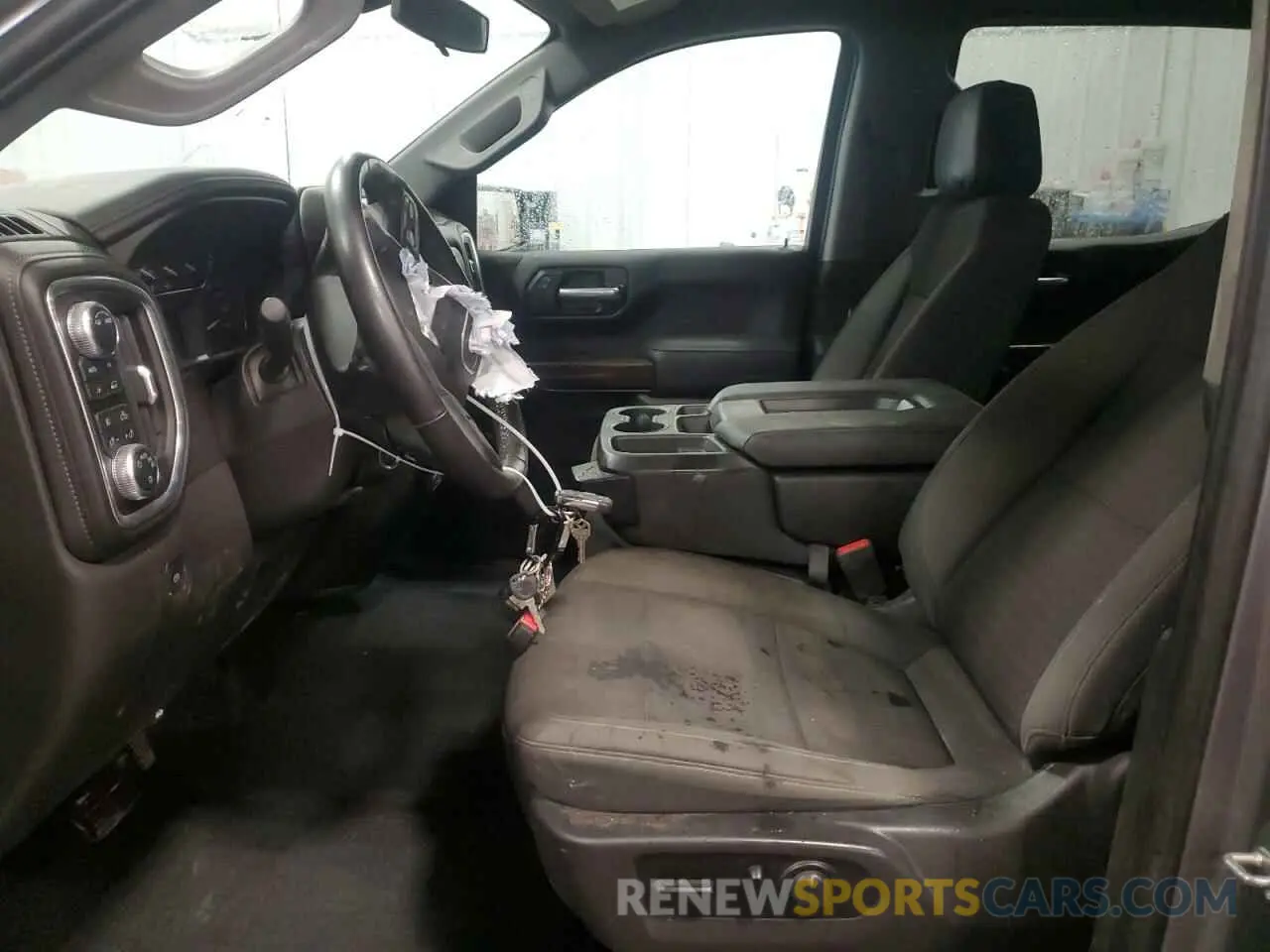 7 fotografías del automóvil dañado 3GTU9CET8MG164643 GMC SIERRA 2021