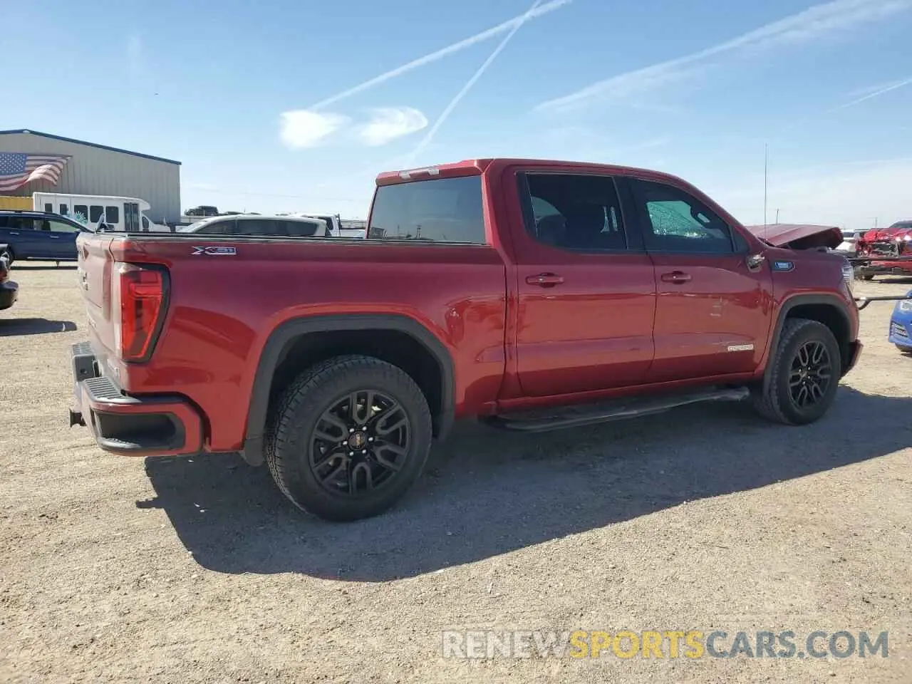 3 fotografías del automóvil dañado 3GTU9CET9MG345332 GMC SIERRA 2021