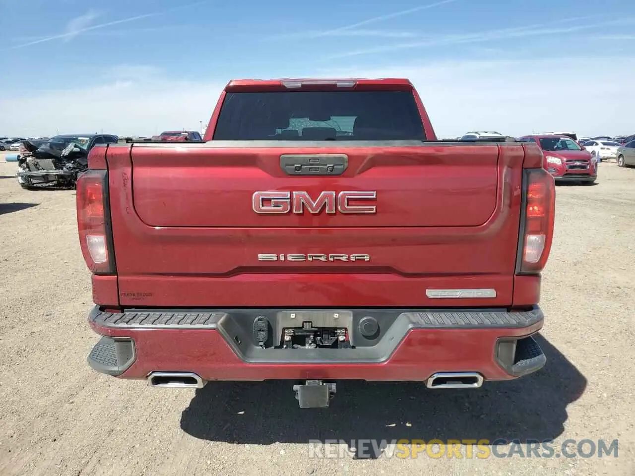 6 fotografías del automóvil dañado 3GTU9CET9MG345332 GMC SIERRA 2021