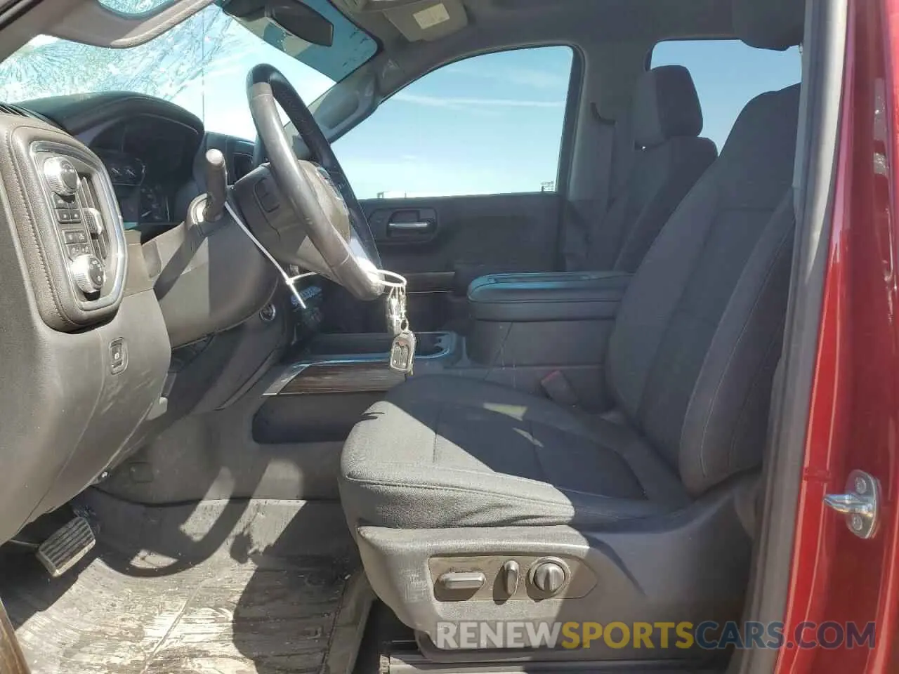 7 fotografías del automóvil dañado 3GTU9CET9MG345332 GMC SIERRA 2021