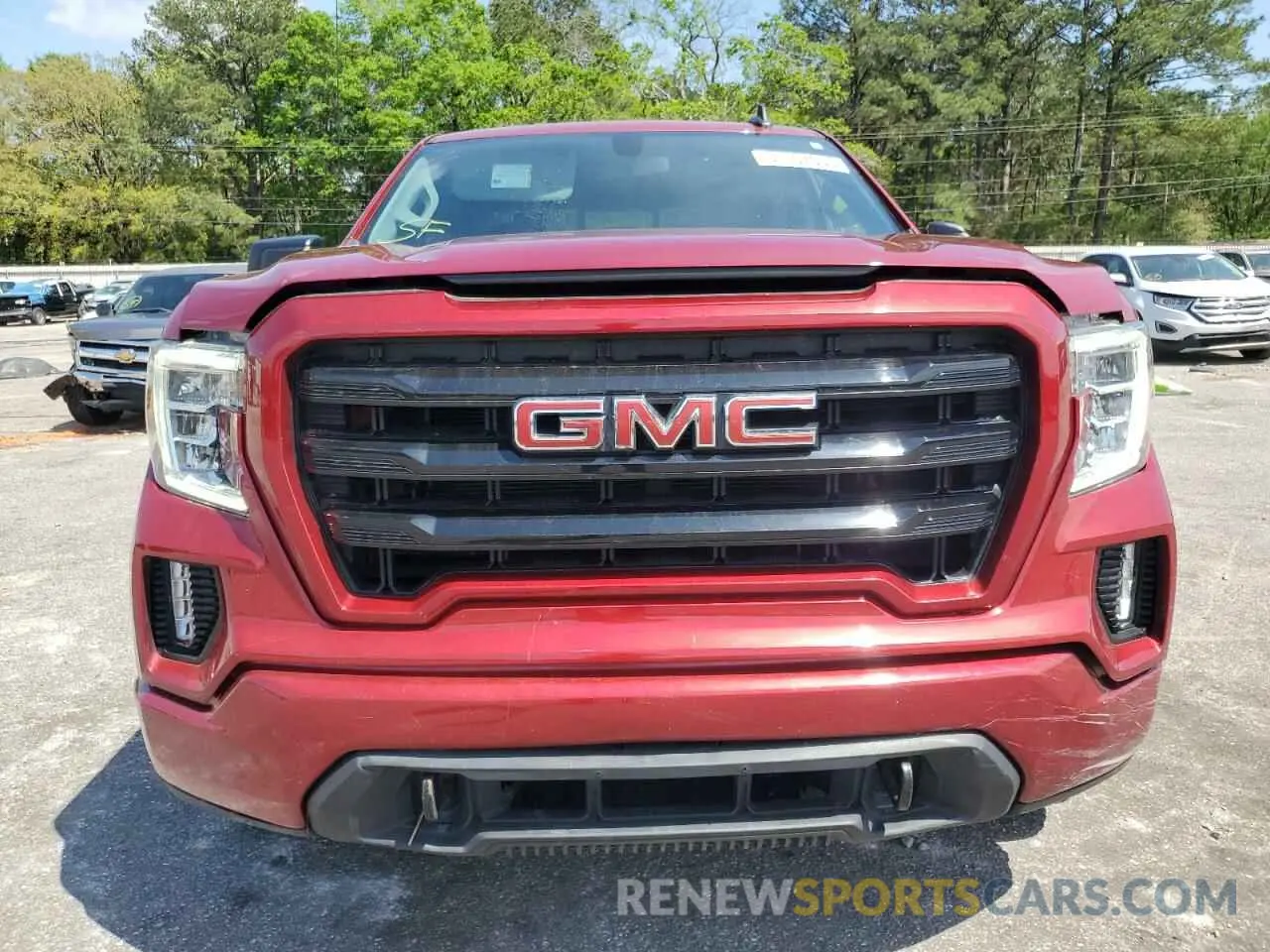 5 fotografías del automóvil dañado 3GTU9CETXMG303896 GMC SIERRA 2021