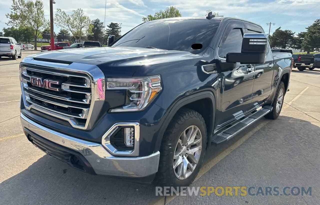 2 fotografías del automóvil dañado 3GTU9DED1MG116187 GMC SIERRA 2021