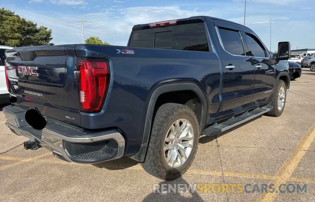 4 fotografías del automóvil dañado 3GTU9DED1MG116187 GMC SIERRA 2021