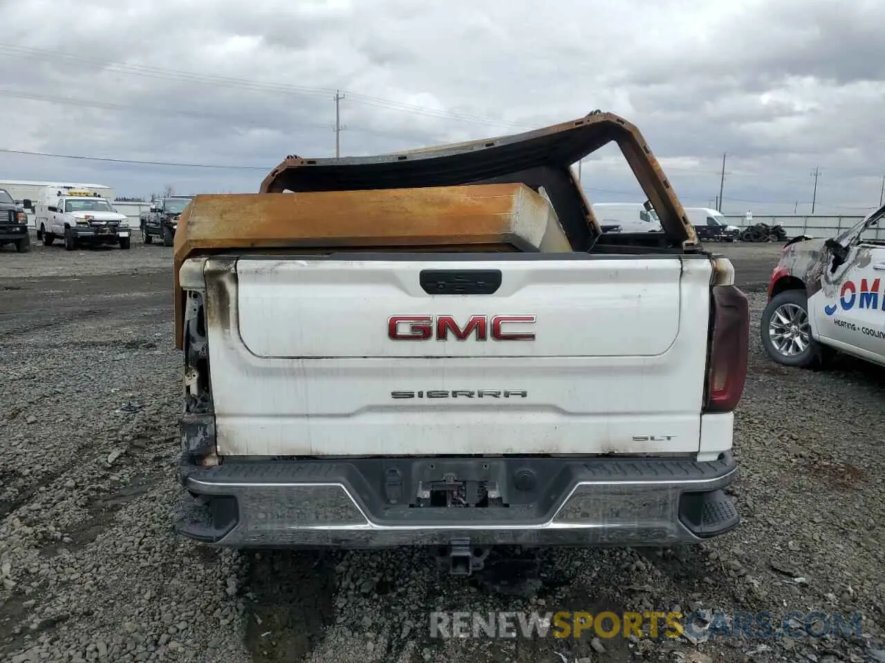 6 fotografías del automóvil dañado 3GTU9DED4MG148938 GMC SIERRA 2021