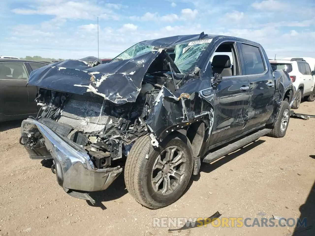 1 fotografías del automóvil dañado 3GTU9DED8MG435117 GMC SIERRA 2021
