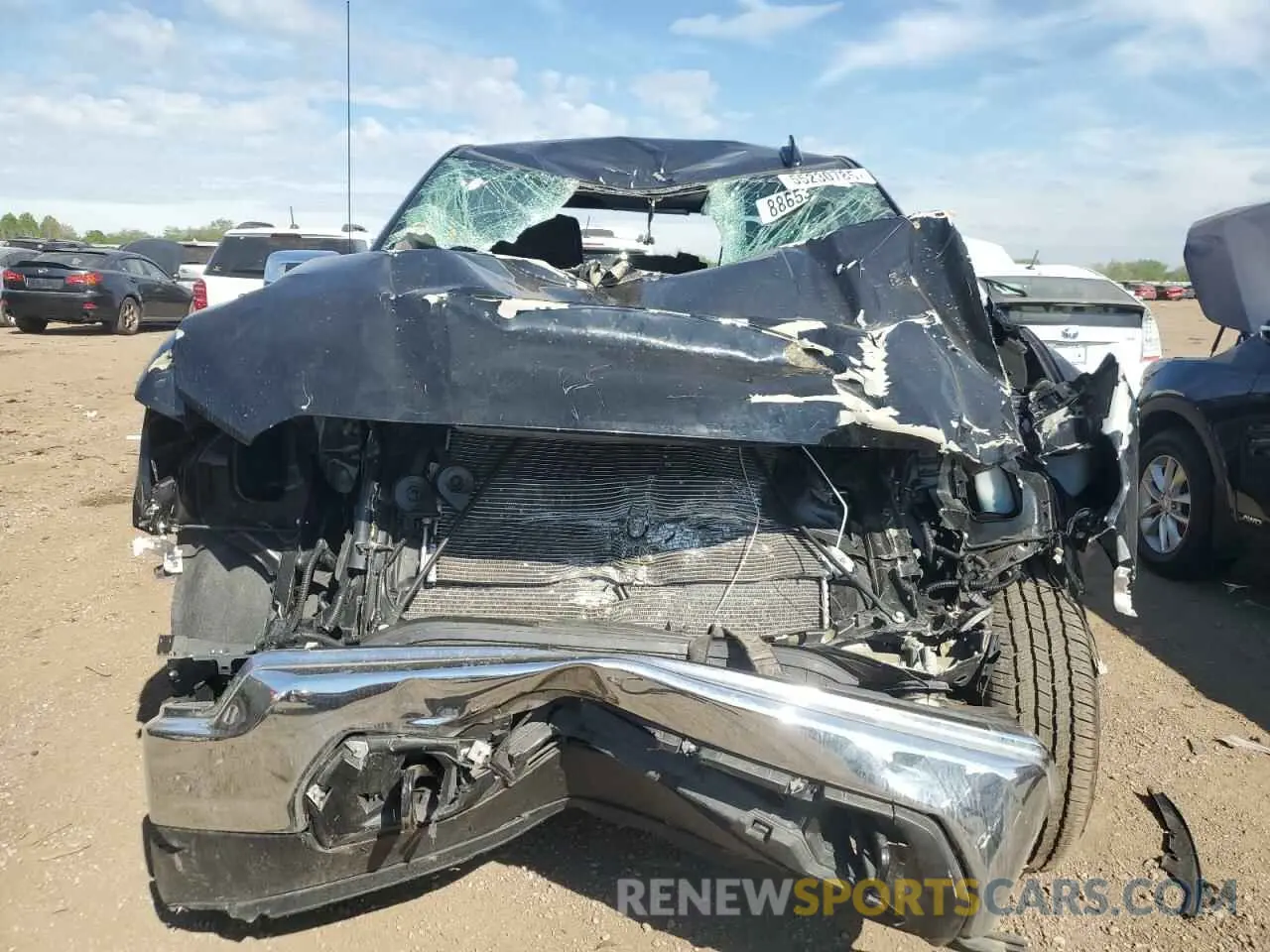 5 fotografías del automóvil dañado 3GTU9DED8MG435117 GMC SIERRA 2021