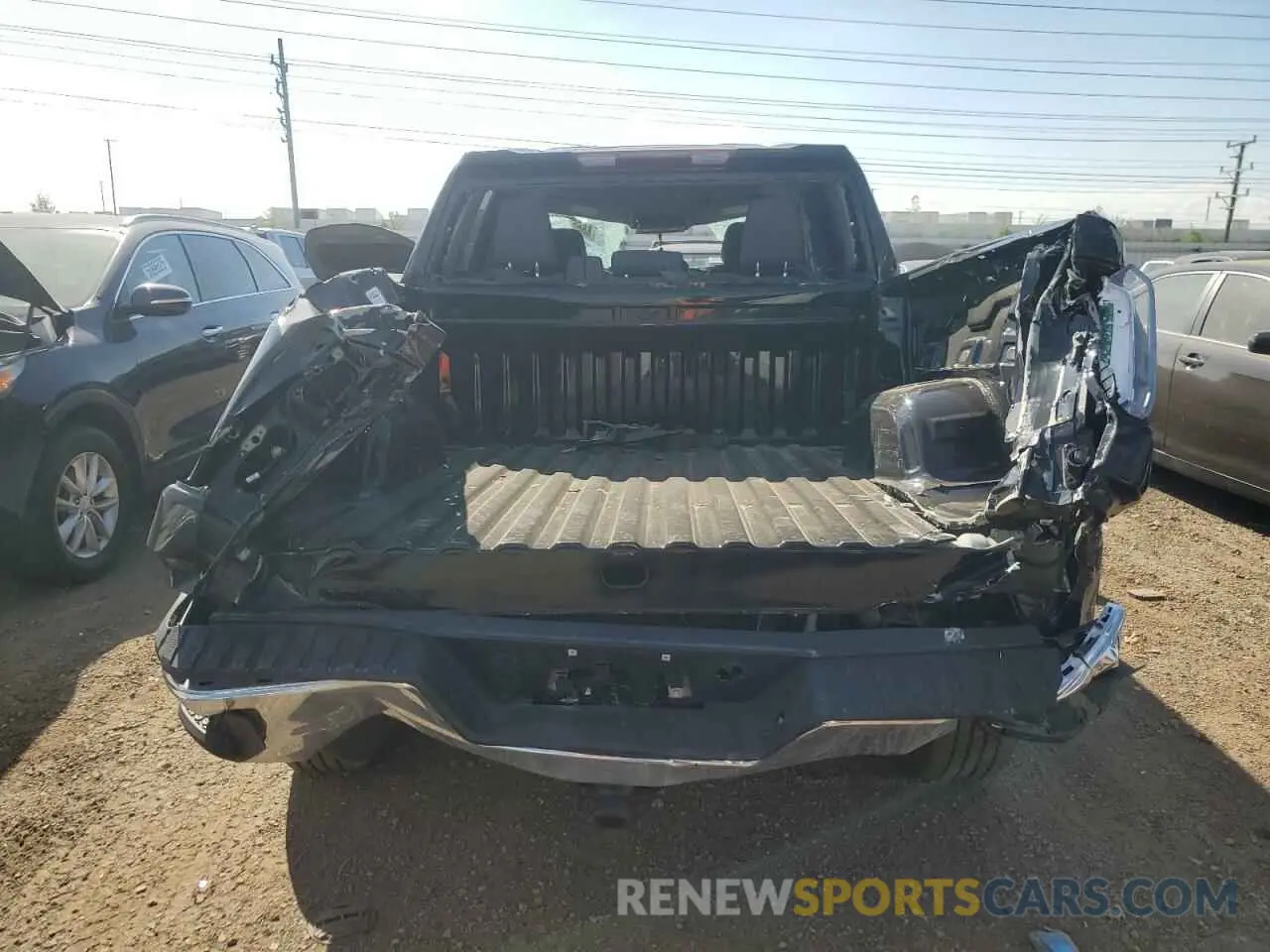 6 fotografías del automóvil dañado 3GTU9DED8MG435117 GMC SIERRA 2021