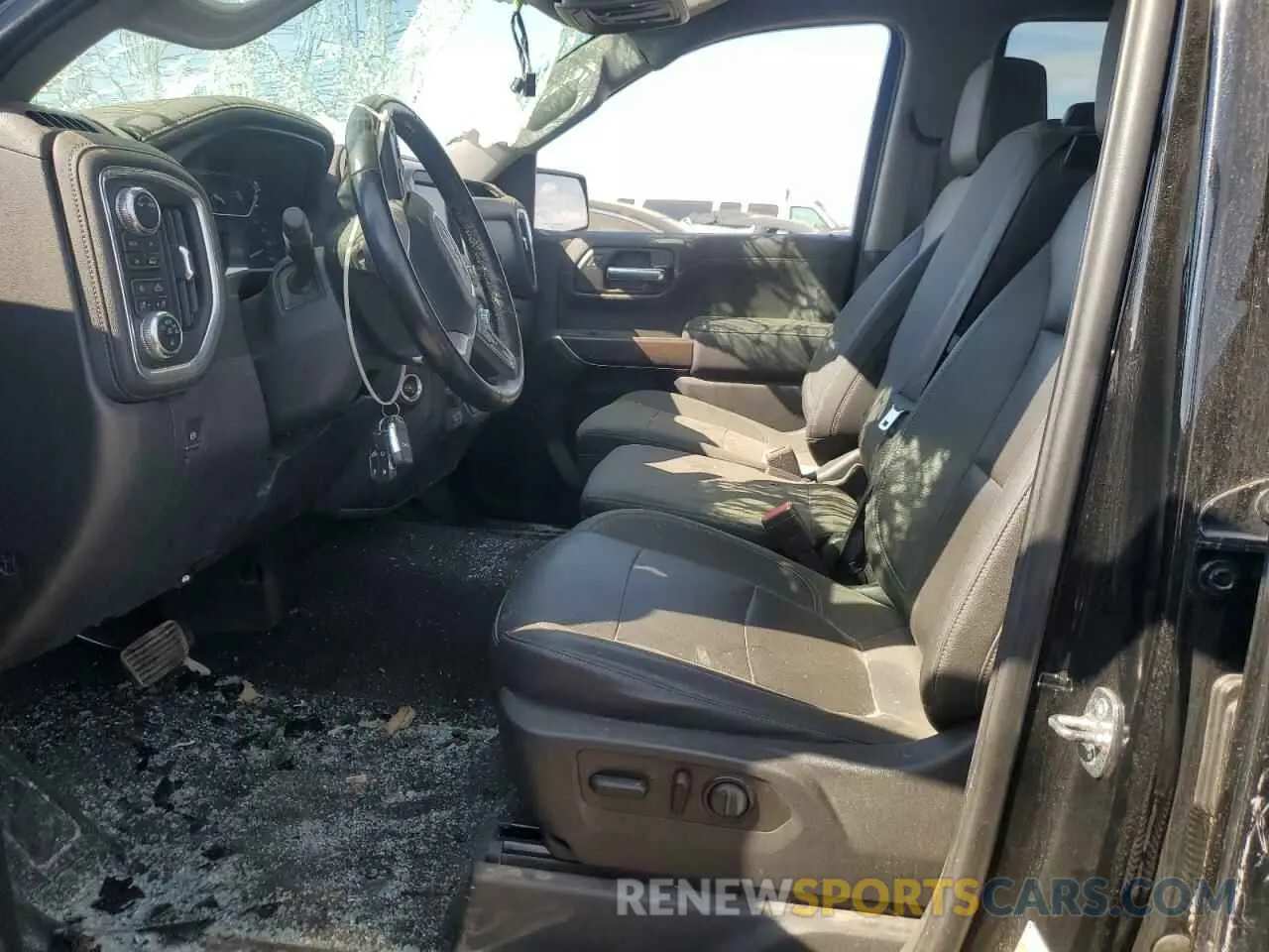 7 fotografías del automóvil dañado 3GTU9DED8MG435117 GMC SIERRA 2021
