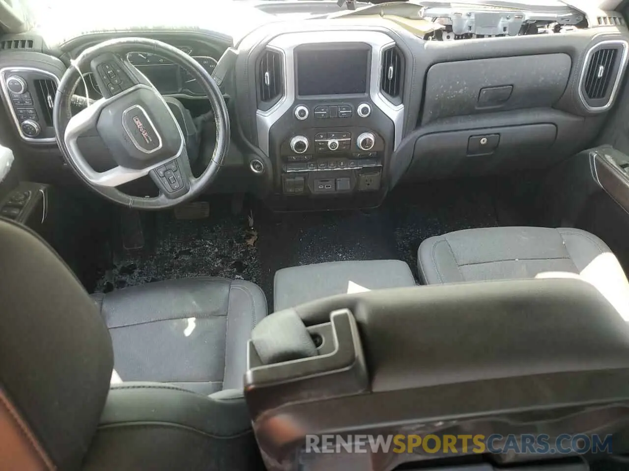 8 fotografías del automóvil dañado 3GTU9DED8MG435117 GMC SIERRA 2021