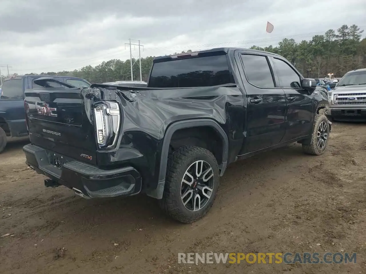 3 fotografías del automóvil dañado 3GTU9EET1MG464553 GMC SIERRA 2021