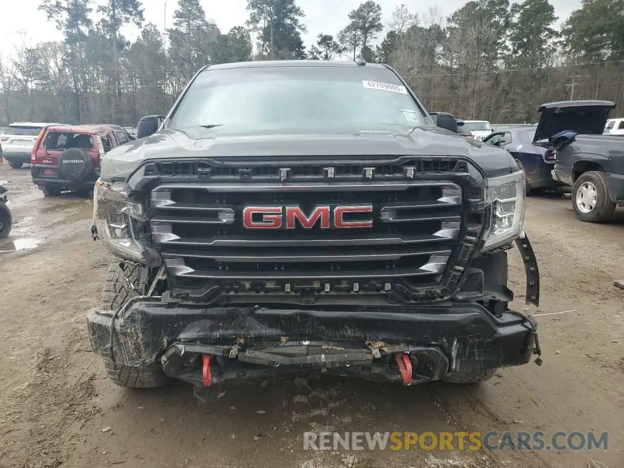 5 fotografías del automóvil dañado 3GTU9EET1MG464553 GMC SIERRA 2021