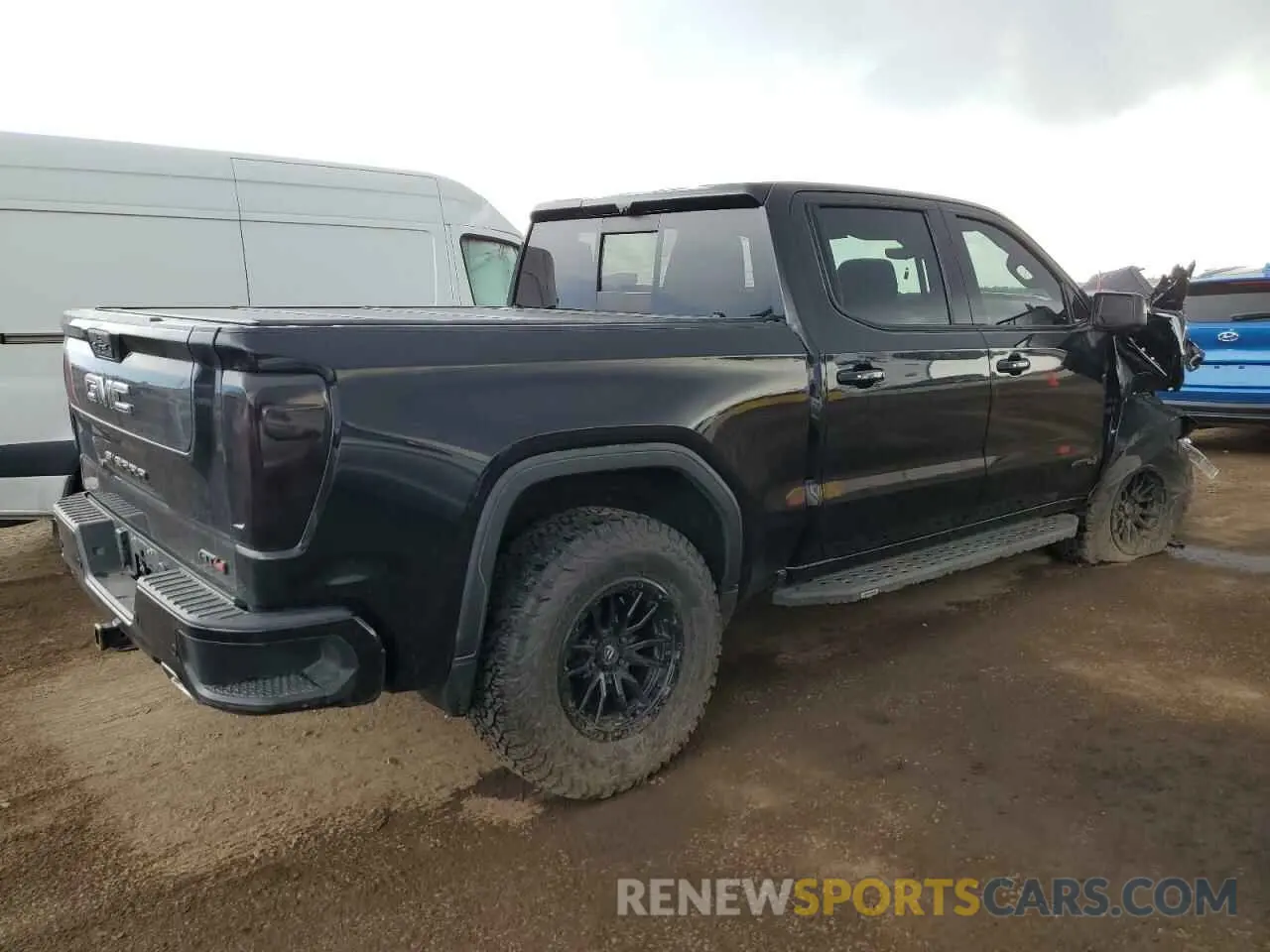 3 fotografías del automóvil dañado 3GTU9EET2MG339318 GMC SIERRA 2021