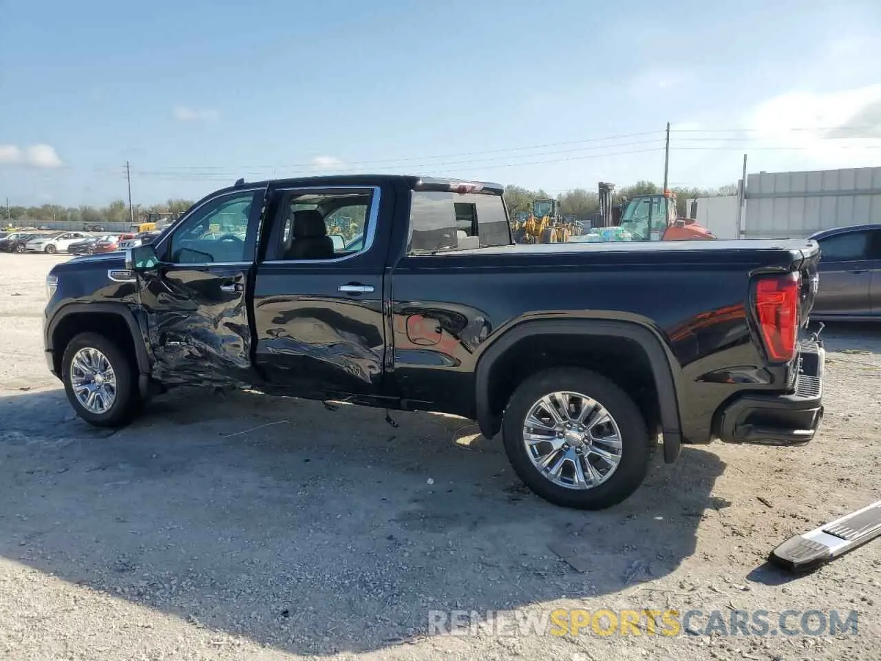 2 fotografías del automóvil dañado 3GTU9FEL0MG318621 GMC SIERRA 2021