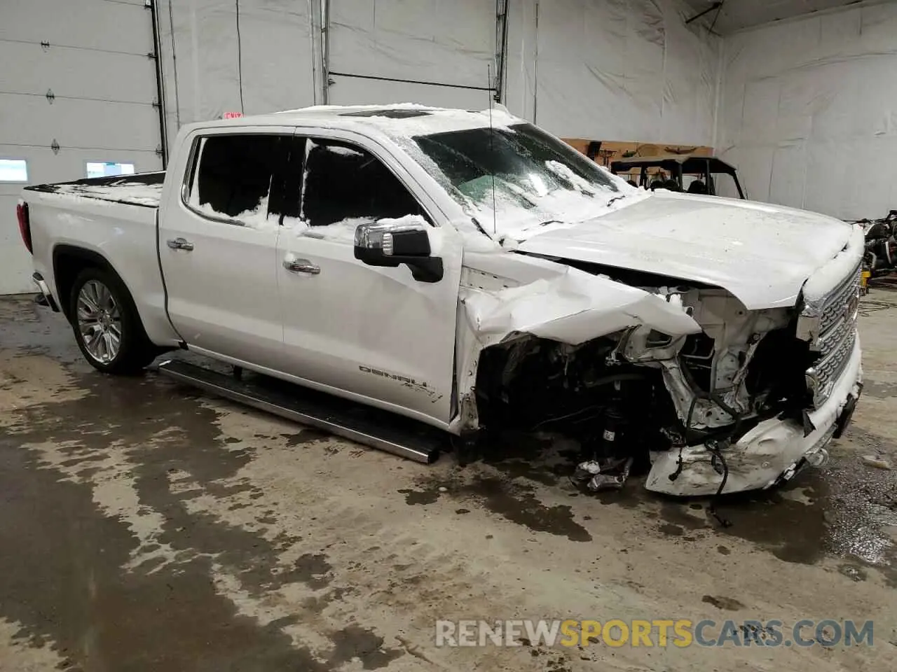 4 fotografías del automóvil dañado 3GTU9FEL9MG466587 GMC SIERRA 2021