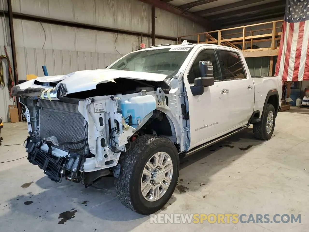 1 fotografías del automóvil dañado 1GT19RE71NF193199 GMC SIERRA 2022