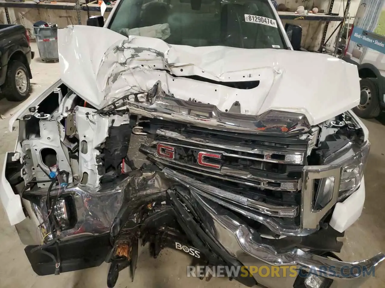 11 fotografías del automóvil dañado 1GT39ME78NF102098 GMC SIERRA 2022