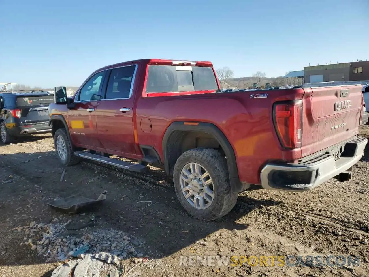 2 fotografías del automóvil dañado 1GT49NEYXNF311264 GMC SIERRA 2022