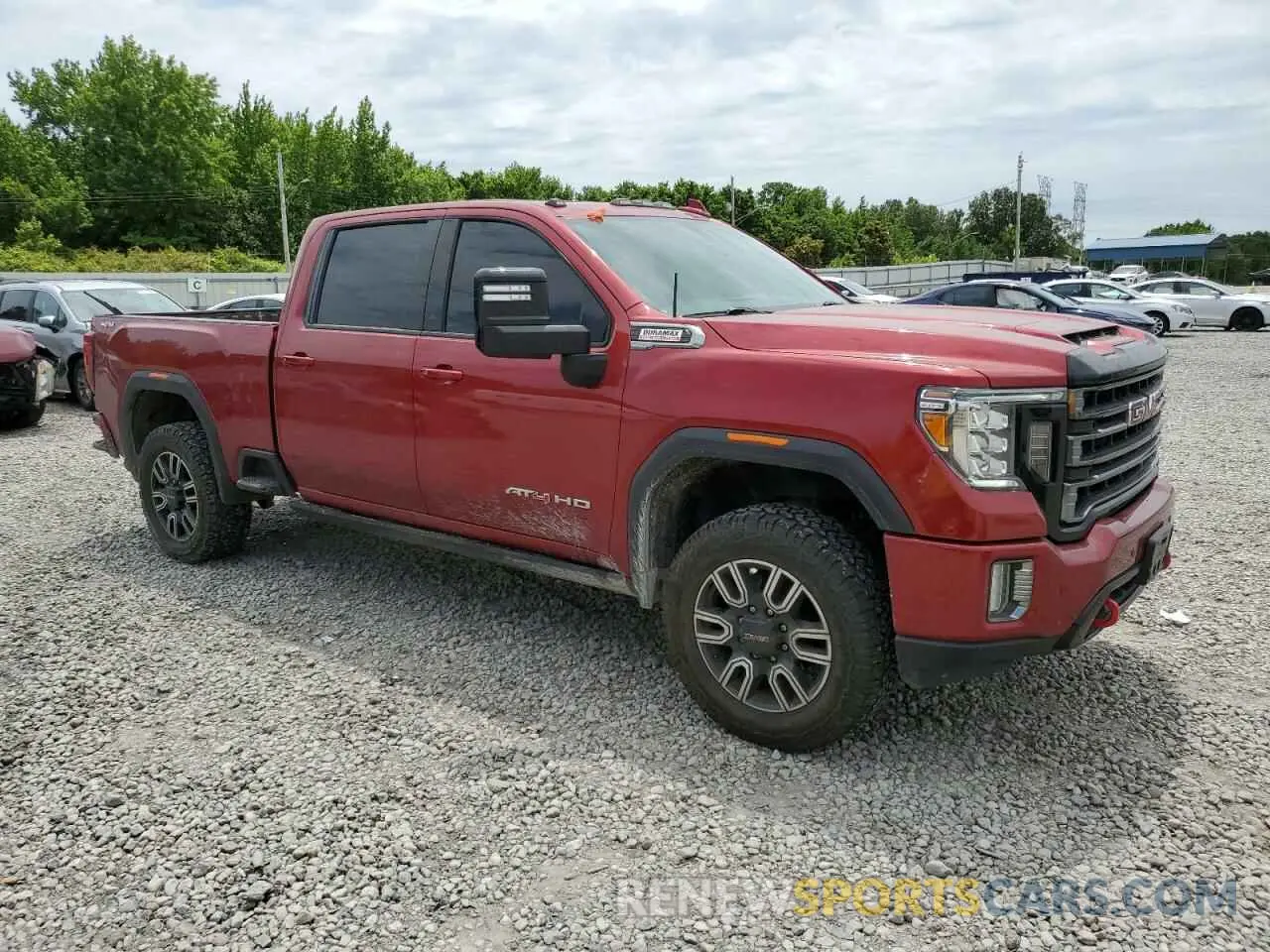4 fotografías del automóvil dañado 1GT49PEY3NF226455 GMC SIERRA 2022