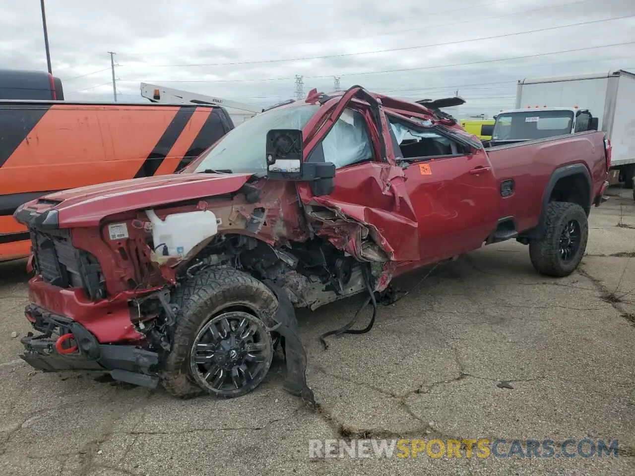 1 fotografías del automóvil dañado 1GT49PEY7NF311220 GMC SIERRA 2022