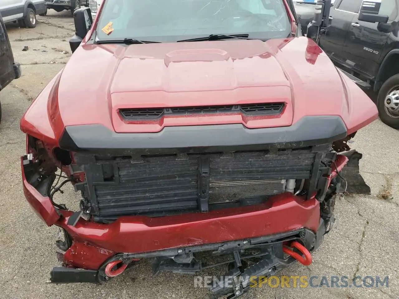 11 fotografías del automóvil dañado 1GT49PEY7NF311220 GMC SIERRA 2022