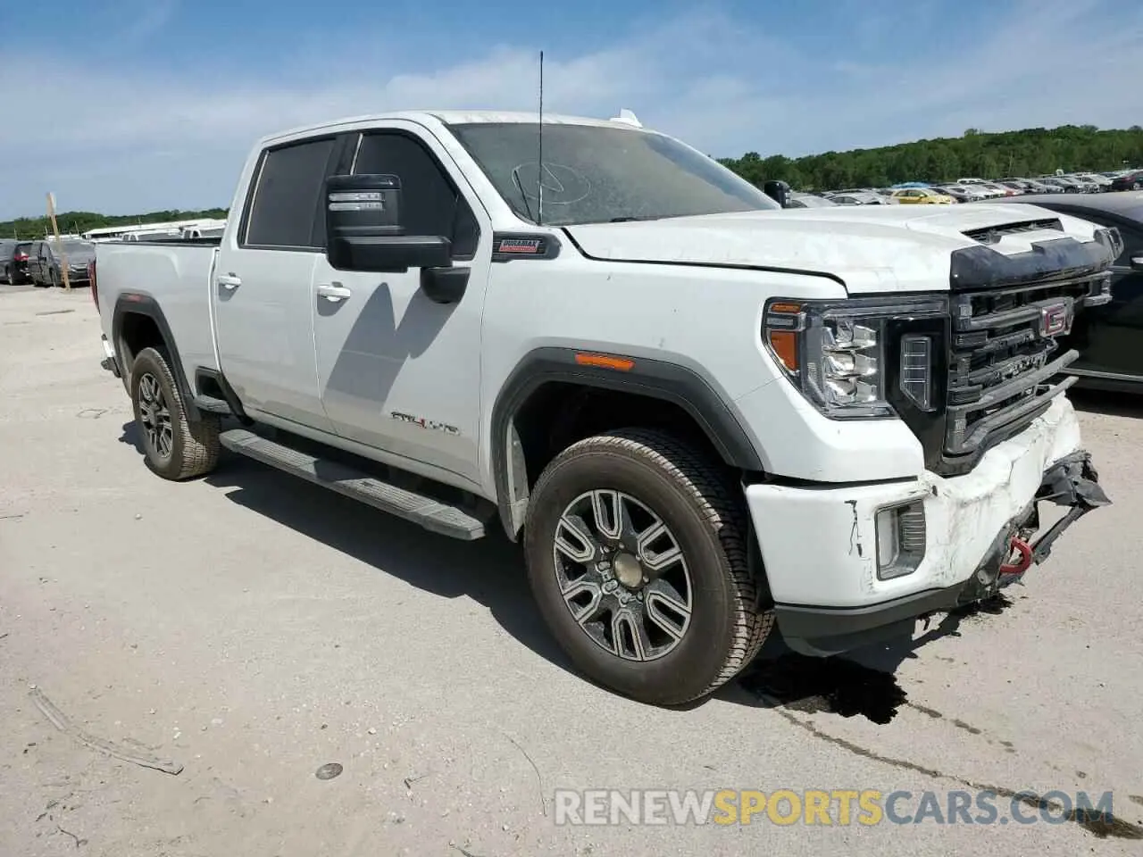 4 fotografías del automóvil dañado 1GT49PEY8NF108692 GMC SIERRA 2022